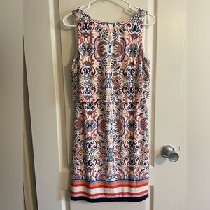 Vince Camuto kaleidoscope paisley dress